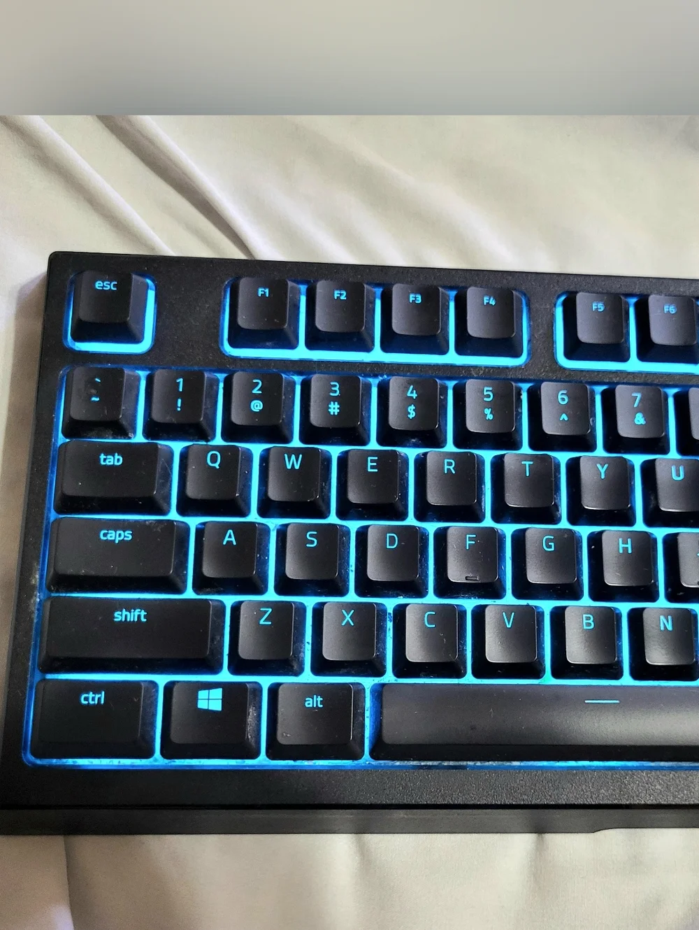 Razer Gaming Keyboard in Black with Multicolor Lighting